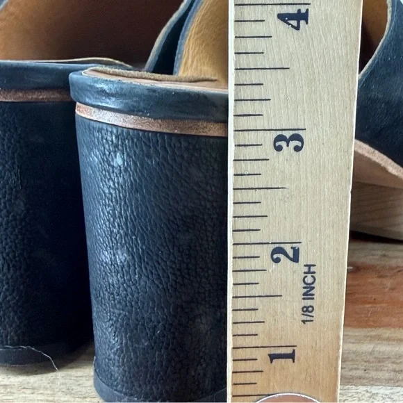 Coclico Richie Clog platform heels Black Leather 39 8.5 - Picture 11 of 11